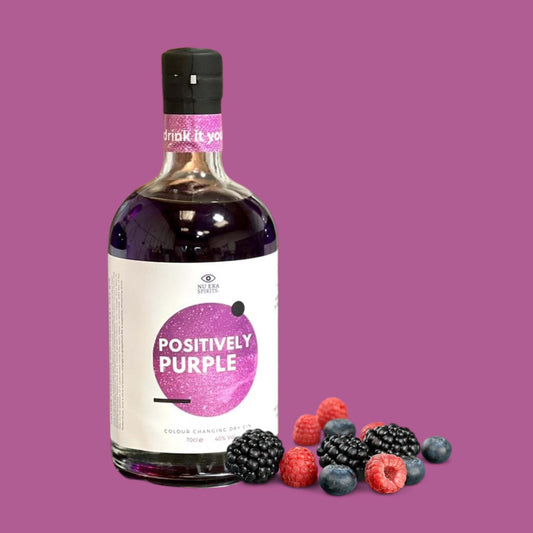 NU ERA SPIRITS POSITIVELY PURPLE DRY GIN 70cl (LIMITED EDITION)
