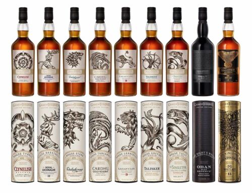Game Of Thrones Complete 9 Bottle Collection Set (70cl)
